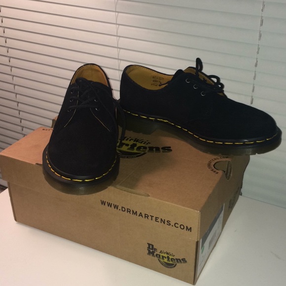 black suede dr martens